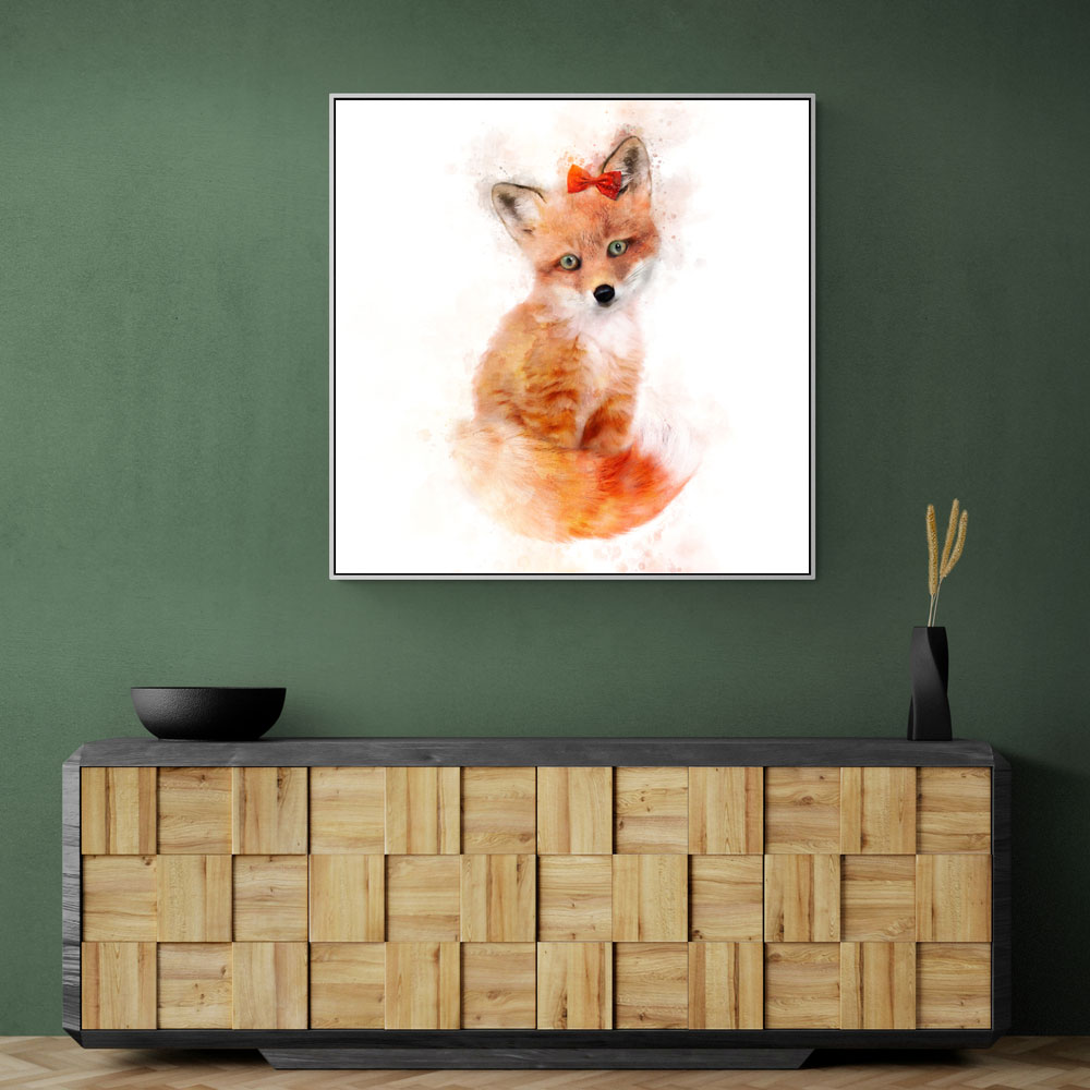 Fox wall art best sale nursery